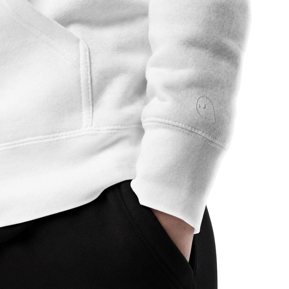 Hoodie — STRADA1® White Left