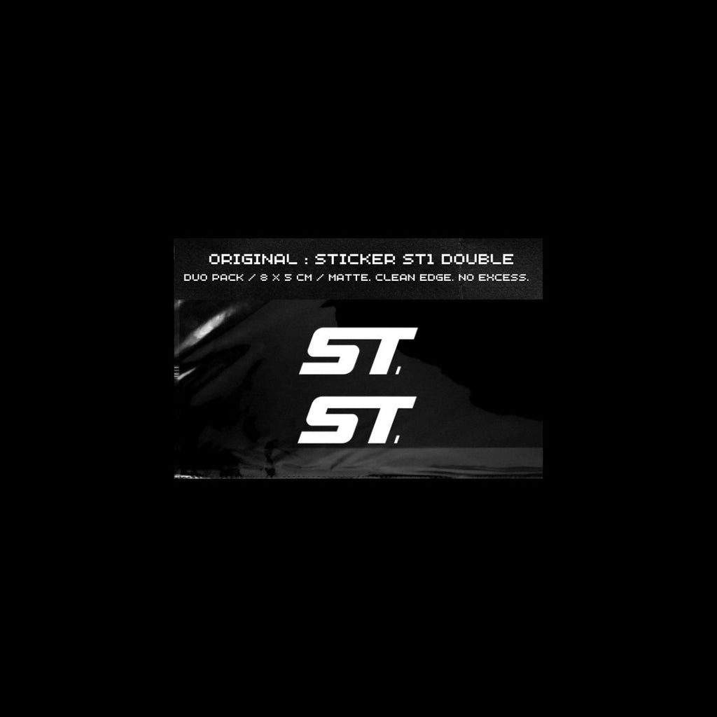 ST1 WHITE STICKER (STRADA1)