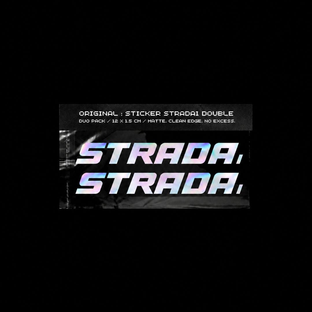 Sticker — STRADA1® Holographic · 12 cm