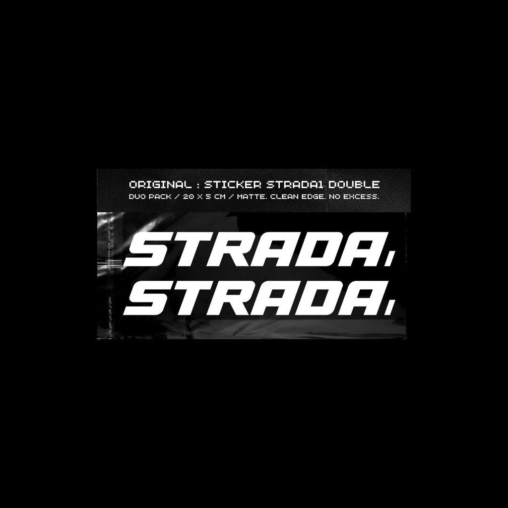 STRADA1 WHITE STICKER